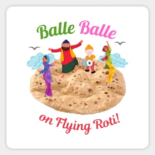 Balle Balle on flying ROTI! | Sky Bhangra | Funny Desi Magnet